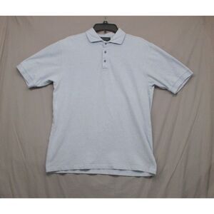 Bruun Stengade Blue Stylish Collared Polo Shirt Mens Size Large